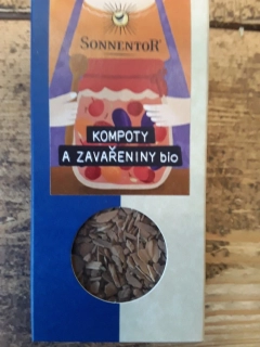 Kompoty a zavařeniny bio kořenící směs
