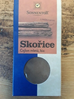 Skořice Cejlon mletá bio