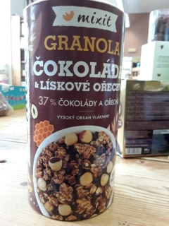 Mixit granola čokoláda a lískové ořechy