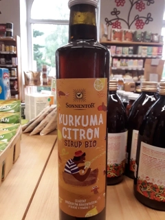Kurkuma citrón sirup bio