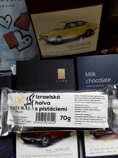 Izraelská halva s pistáciemi