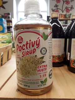 Poctivý sirup Bezový květ