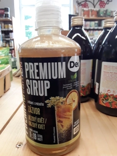 Premium sirup Zázvor, bezový květ