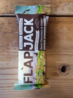 Flapjack ovesný s čokoládou a zázvorem bezlepkový