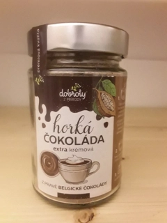Horká čokoláda z belgické čokolády