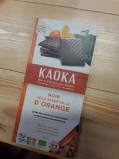 Bio fair trade hořká čokoláda pomerančová