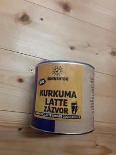 Kurkuma latte zázvor