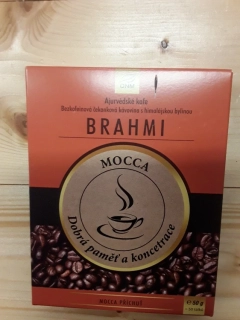 Ajurvéckské kafe brahmi s příchutí mocca
