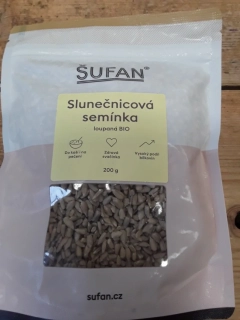 ŠUFAN slunečnicová semínka BIO loupaná