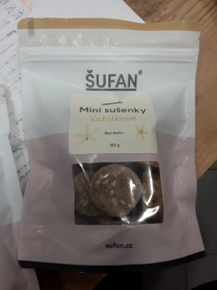 Mini sušenky vanilkové 
