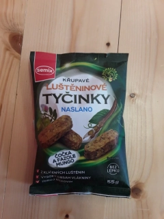 Křupavé luštěninové tyčinky naslano