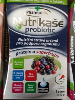 Nutrikaše protein a superfruits