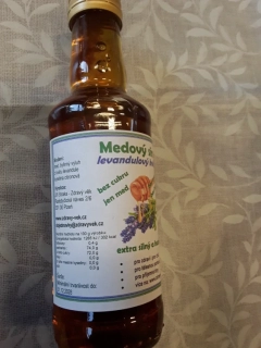 Medový sirup levandulový kvítek