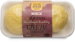 Knedlík bramborový s uzeným masem bezlepkový