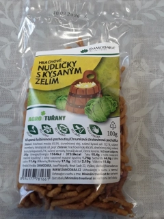 Nudličky s kysaným zelím