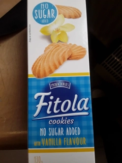 Fitola sušenky s vanilkovou příchutí