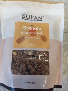 Granola pekanová s javorovým sirupem