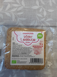 Sušenky s mandlemi bio