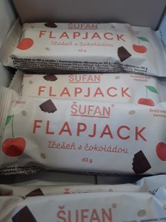 Flapjack třešeň s čokoládou