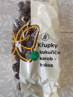 Křupky kukuřičné karob kokos