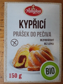 Bio kypřící prášek do pečiva