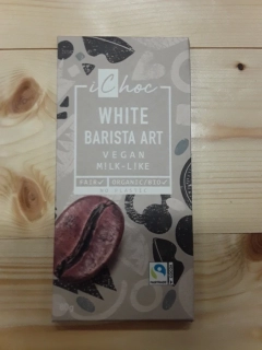 iChoc white barista art