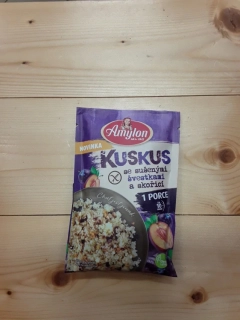 Kuskus se sušenými švestkami a skořicí - BEZ LEPKU
