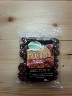Rozinky v mléčné čokoládě