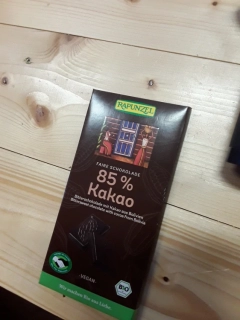 Bio fair trade hořká čokoláda 85%