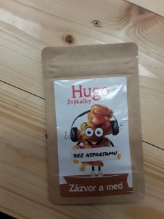 hugo žvýkačky zázvor a med