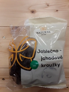 jablečno-jahodové kroužky