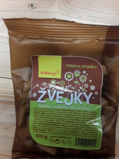 žvejky citrón