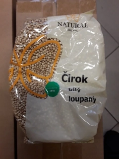 Čirok bílý loupaný