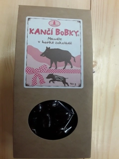 Kančí bobky: mandle v hořké čokoládě