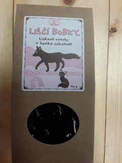 Liščí bobky: lískové ořechy v hořké čokoládě