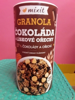 Mixit granola čokoláda a lískové ořechy