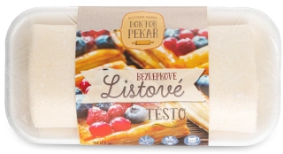 Listové těsto chlazené bezlepkové