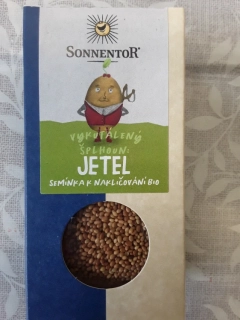 Jetel semínka k naklíčení bio
