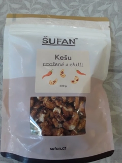 Kešu pražené s chilli